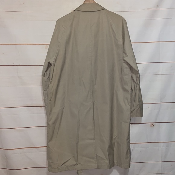 CLIPPER MIST Trench Coat Shell ONLY Button Down Jacket Tan Beige Size 44 Regular - Picture 10 of 12